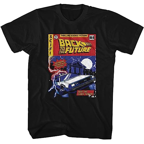Amazon.com: American Classics Back to The Future Comic Cover Mens